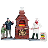 Lemax Accessory Lemax Outdoor Pizza Oven, Set of 4, B/O (4.5V) *Pre-Order*
